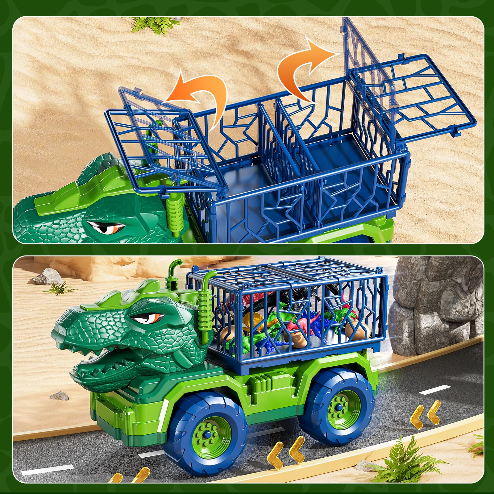 Toddler T-Rex Dinosaur Toy Set - 22 Pieces! -3