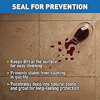 Vista 11 de Miracle Sealants 511 Porous Plus Premium - Sellador de encimeras, piedras y azulejos, cuarto de galón