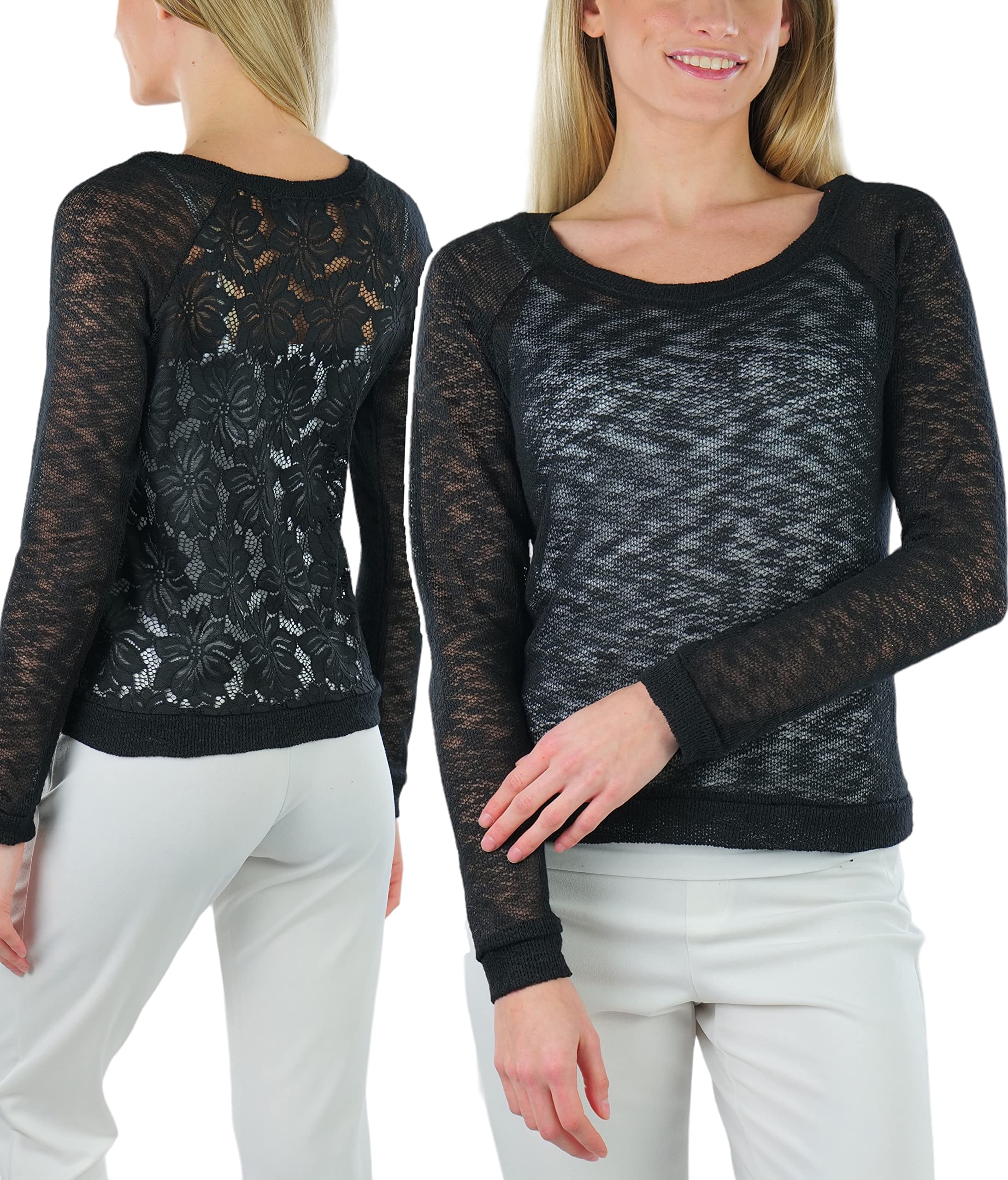 ToBeInStyle Women's Classic Long Sleeve V-Neck Pullover Sweater