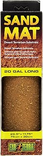 Exo Terra Sand Mat 20 Gallon - Durable Reptile Terrarium Substrate Liner for Desert Habitats