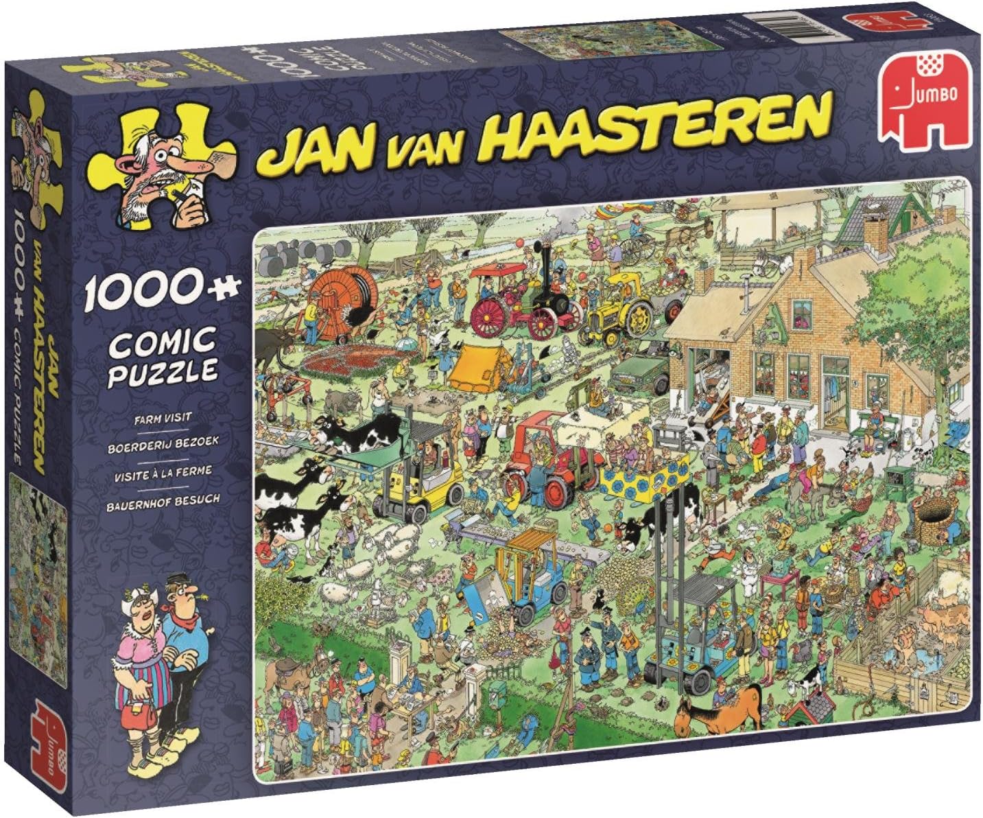 Jumbo 19063 Farm Visit Jigsaw Puzzle, Multi