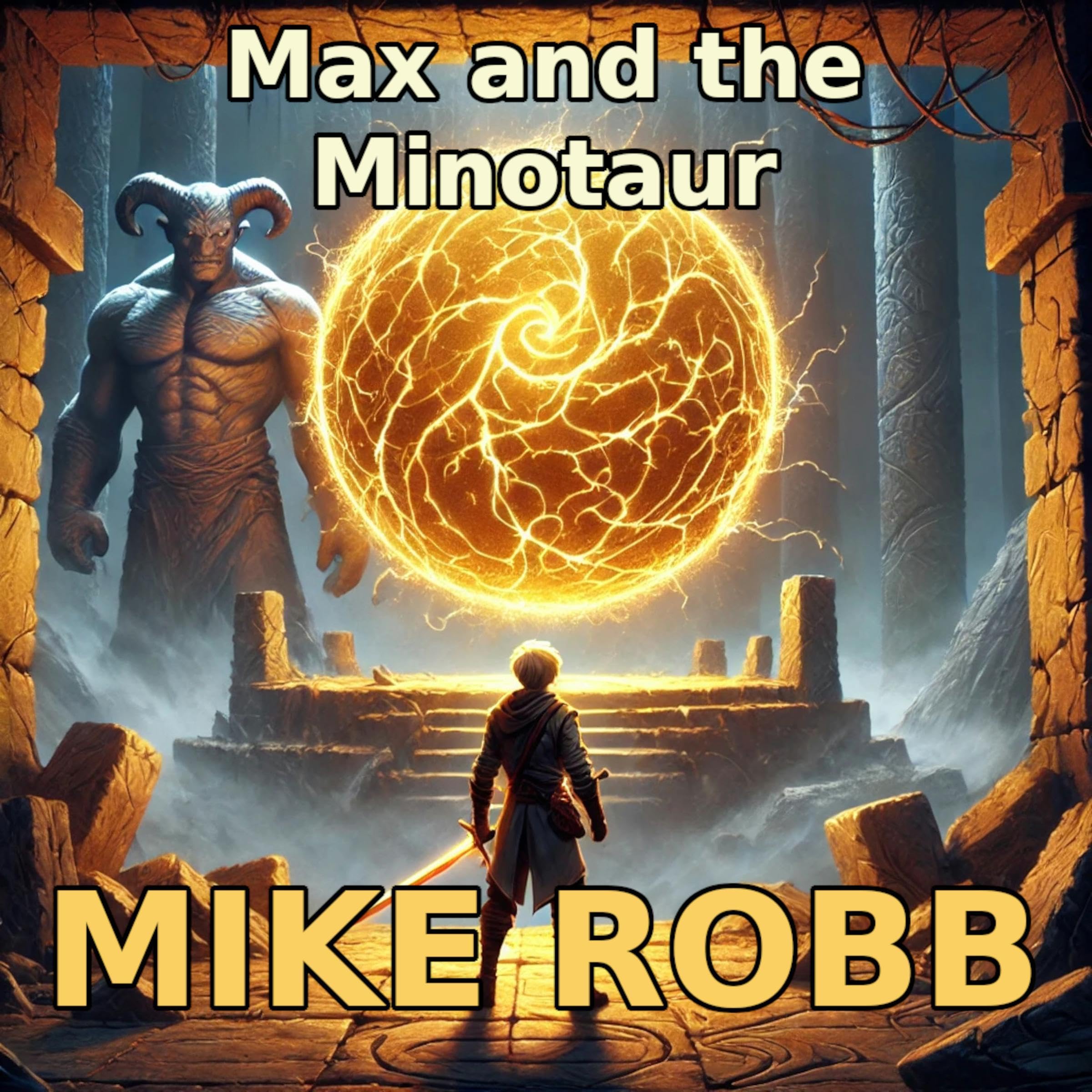 Cover art for Max and the Minotaur