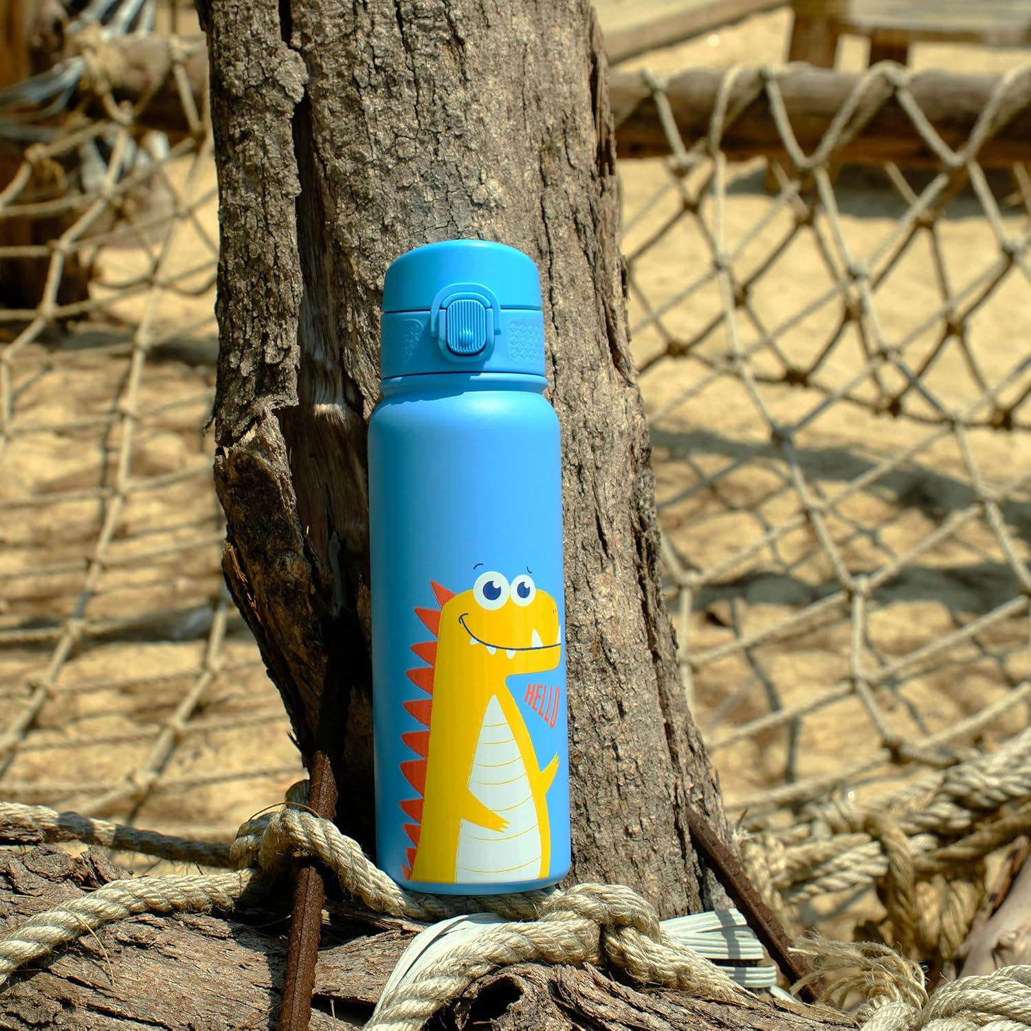 OLDLEY 20 Oz Insulated Stainless Steel Water Bottle For Kids, With Straws Leak-proof, Kids Water Bottles For School Boys Girls,Dinosaur - Image 7