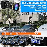 Vista 3 de ELP Cámara USB USB 4K USB 3.0 HDMI Zoom Manual Cámara Web 4K 60fps Cámara de PC Mini Cámara de Primer Plano para Computadora H.264 Telescopio Cámara