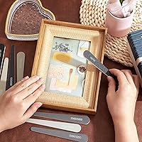 Vista 8 de Honoson 20 unidades de palos de lijado para modelos de plástico 3D, palos de pulido surtidos de metal y madera, accesorio para modelos