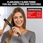 Remington 1" Anti-Static Flat Iron with Floating Ceramic Plates and Digital Controls, Hair Straightener, Purple, S5500