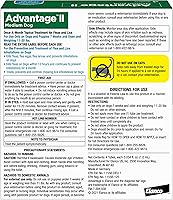 Vista 2 de Tratamiento tópico contra pulgas de perros Bayer Advantage II, Negro/Gris