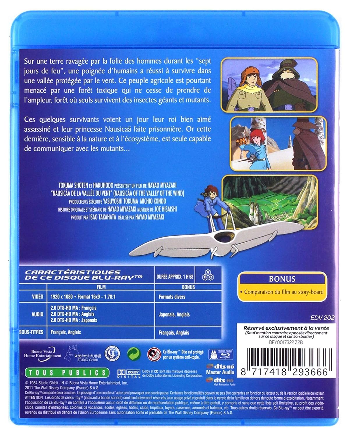Nausicaä de la vallée du vent [Blu-ray]