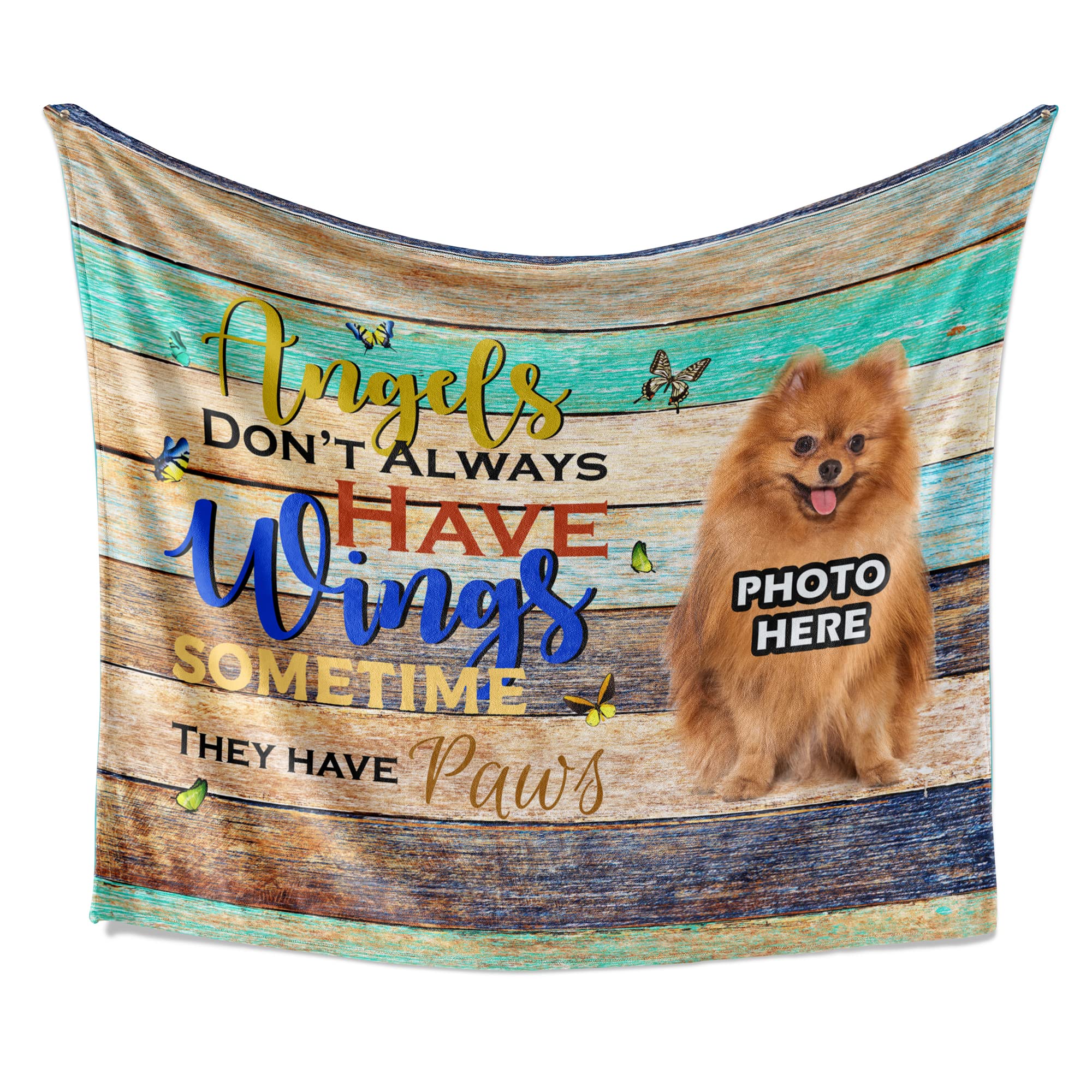 Couverture photo personnalisée pour chien Couverture photo personnalisée Cadeau pour amoureux des animaux Couverture polaire Couverture personnalisée Couverture personnalisée Chiens Photo Couverture