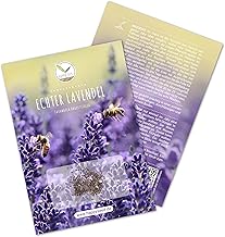 Lavender Seeds - 300 Count High Germ Seed - Versatile Healing Plant Ideal for Bees and Butterflies (Included in Book)