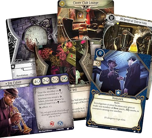 Vista 52 de Fantasy Flight Games Arkham Horror The Card Game Shattered Aeons Mythos Pack – ¡Descubre verdades cósmicas! Juego de cartas cooperativo de vida, a