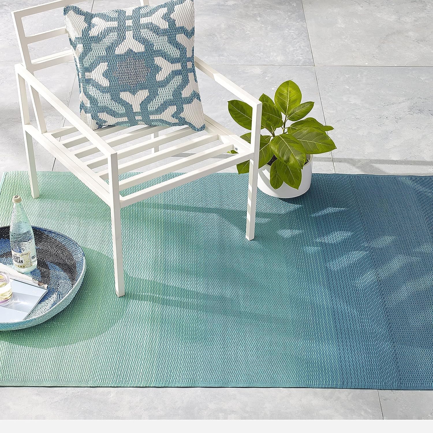 Fab Habitat Outdoor Rug Waterproof, Fade Resistant