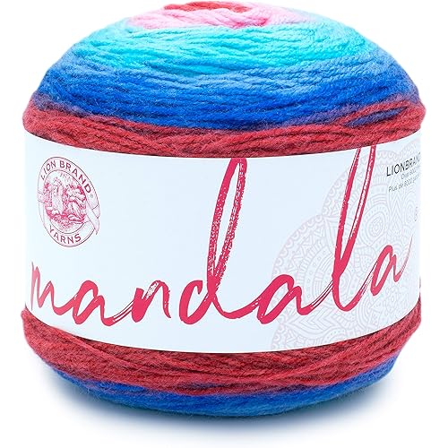 Lion Brand Yarn 525-203 Mandala Yarn, Phoenix, 1 Pack