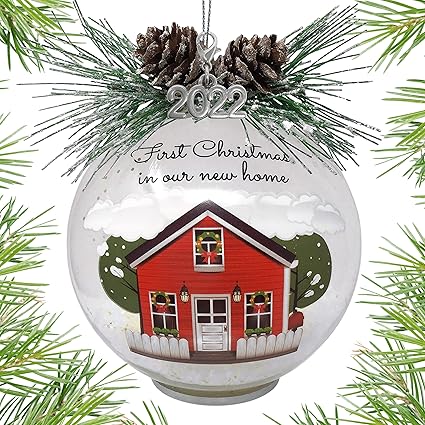 Holiday Hour 2022 Christmas Amazon.com : First Christmas In Our New Home Dated 2022 Charm - Led Lighted  Glass Ball Ornament With Glittery Snow, Pinecones Greenery - Holiday House  Design New Homeowners - 4-Hour Timer Included : Home & Kitchen