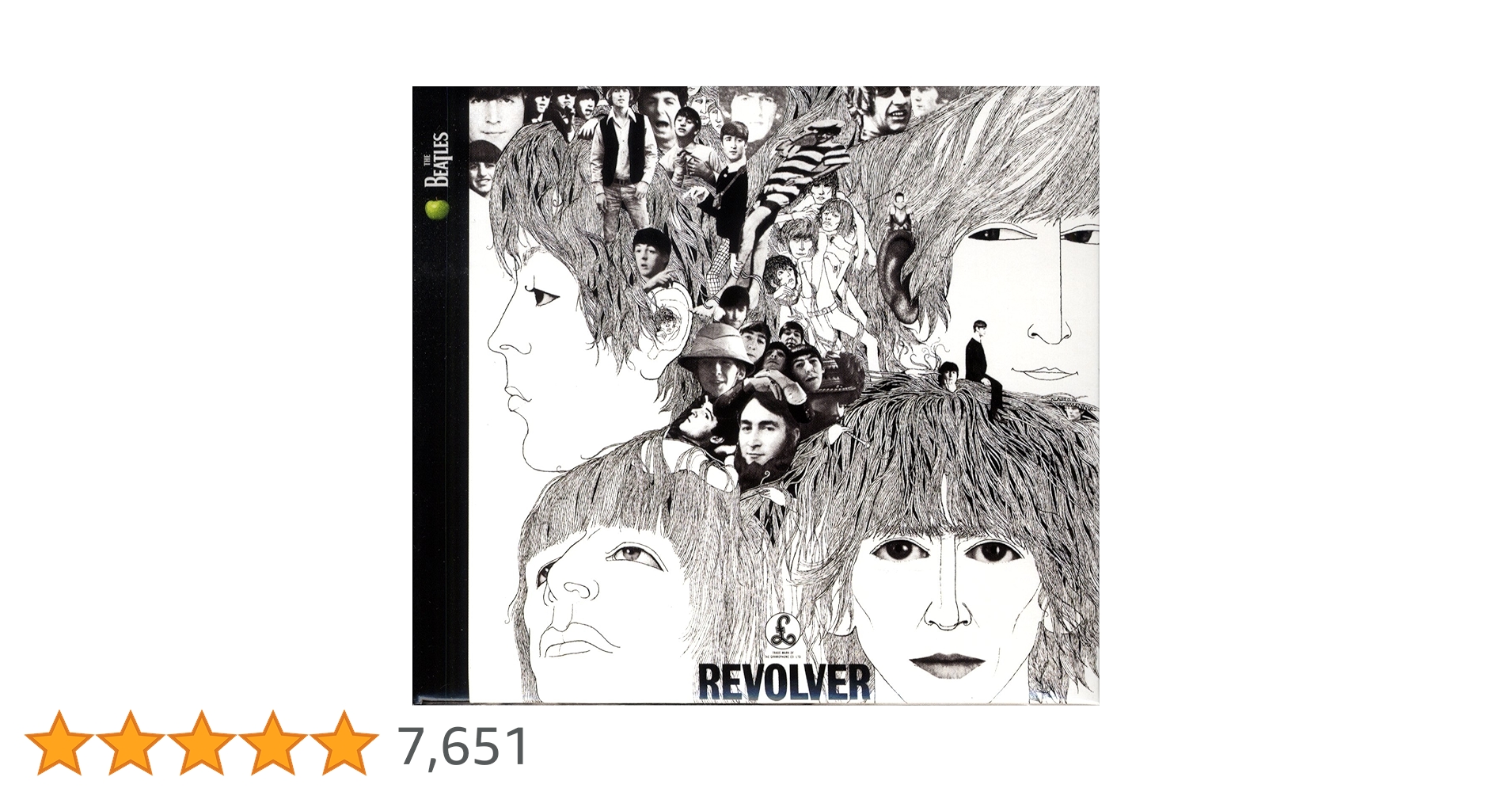 稀少ドイツステレオ初回リボルバーRevolverビートルズBeatlesレコード Revolver (4枚組アナログレコード+7インチシングルレコード/BOX