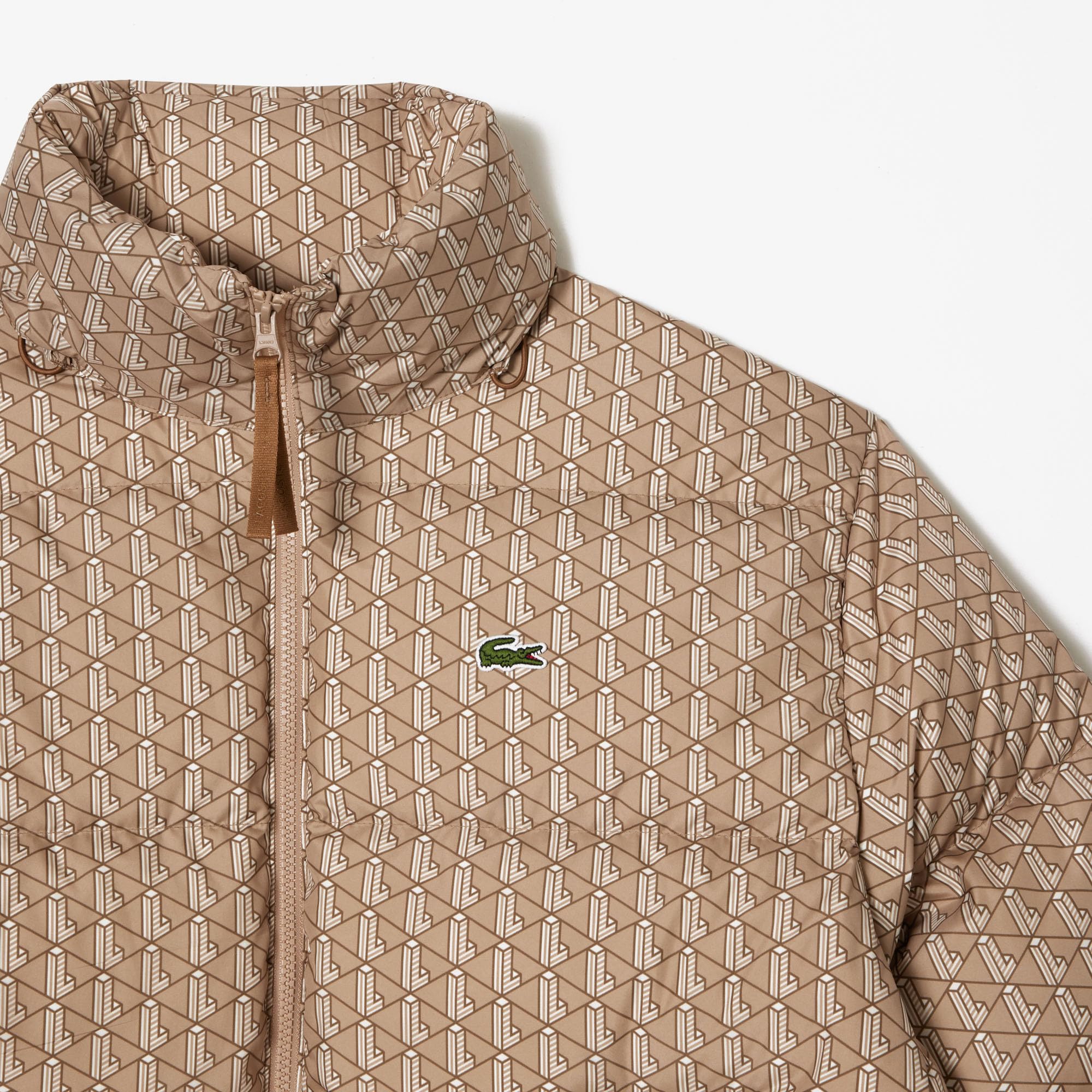 Lacoste Men's Monogarm Short Puffed Jacket, Tbd, XL2XL at Amazon
