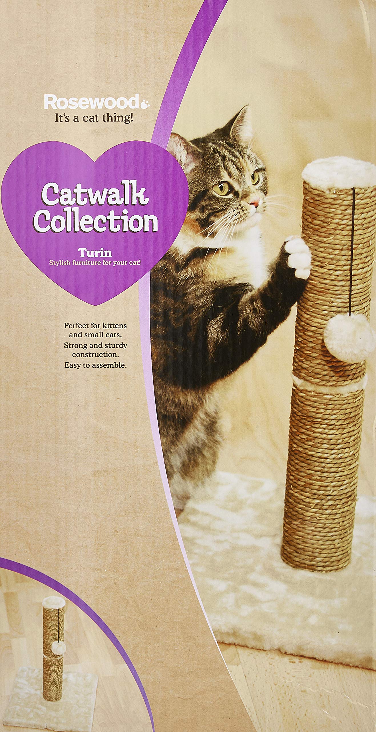 Turin, Natural Cat Scratching Post