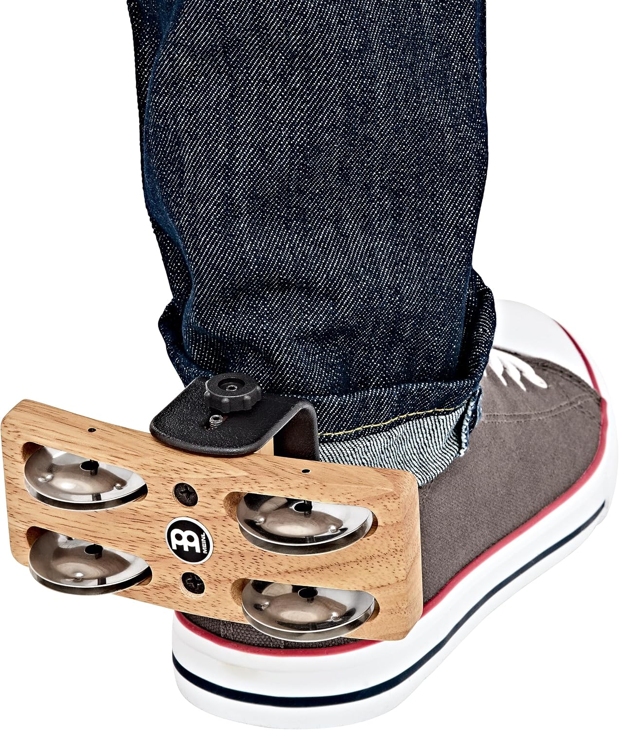 Meinl Percussion PHTA Professional Heel Tambourine with Adjustable Mount, inch