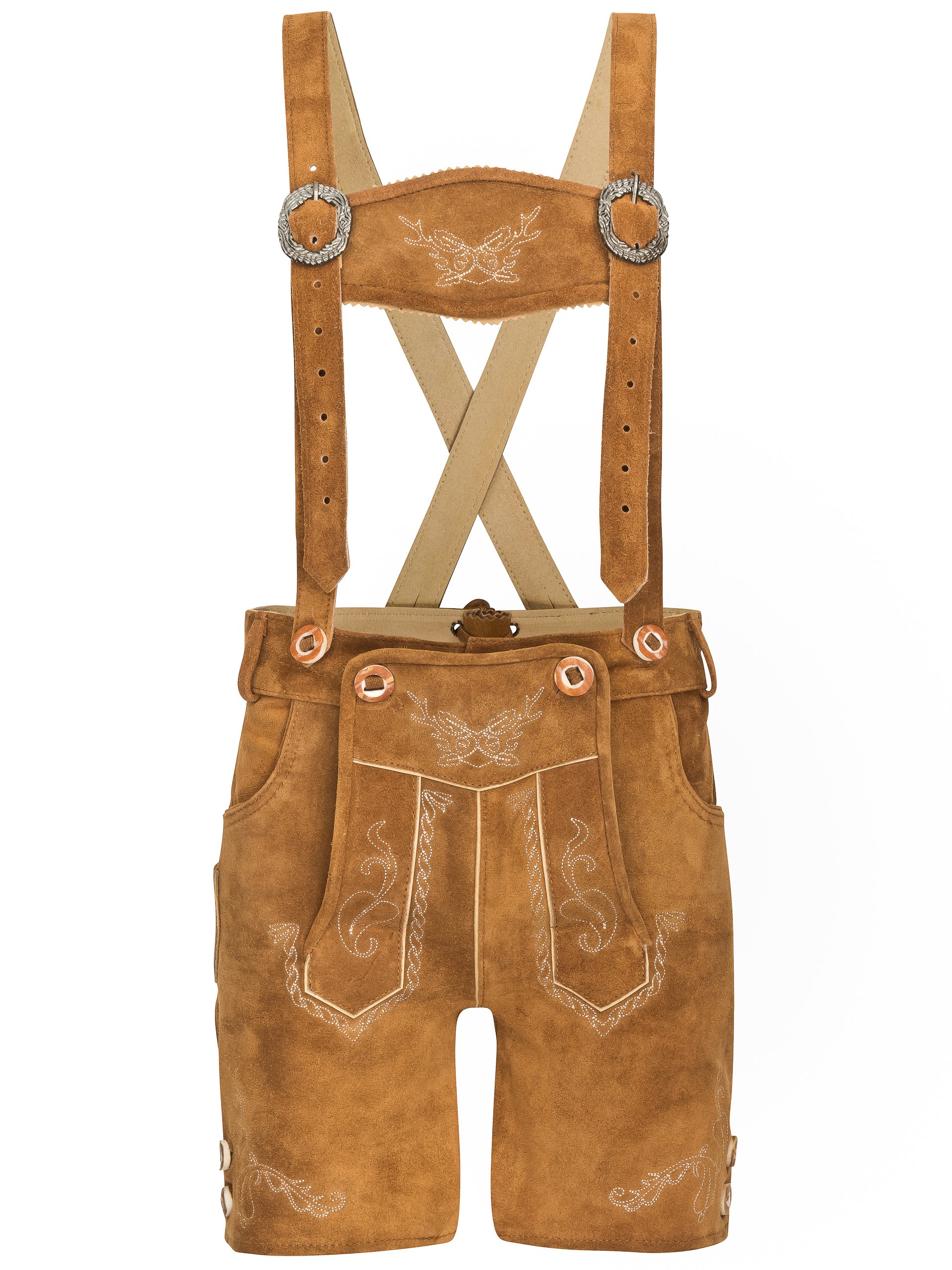 Pantaloni di Pelle per Bambini Wiesnspatz Pantaloni di Pelle Tradizionali Wiesnspatz Ragazzi e Ragazze Pantaloni Tradizionali Schöneberger Pantaloncini Corti