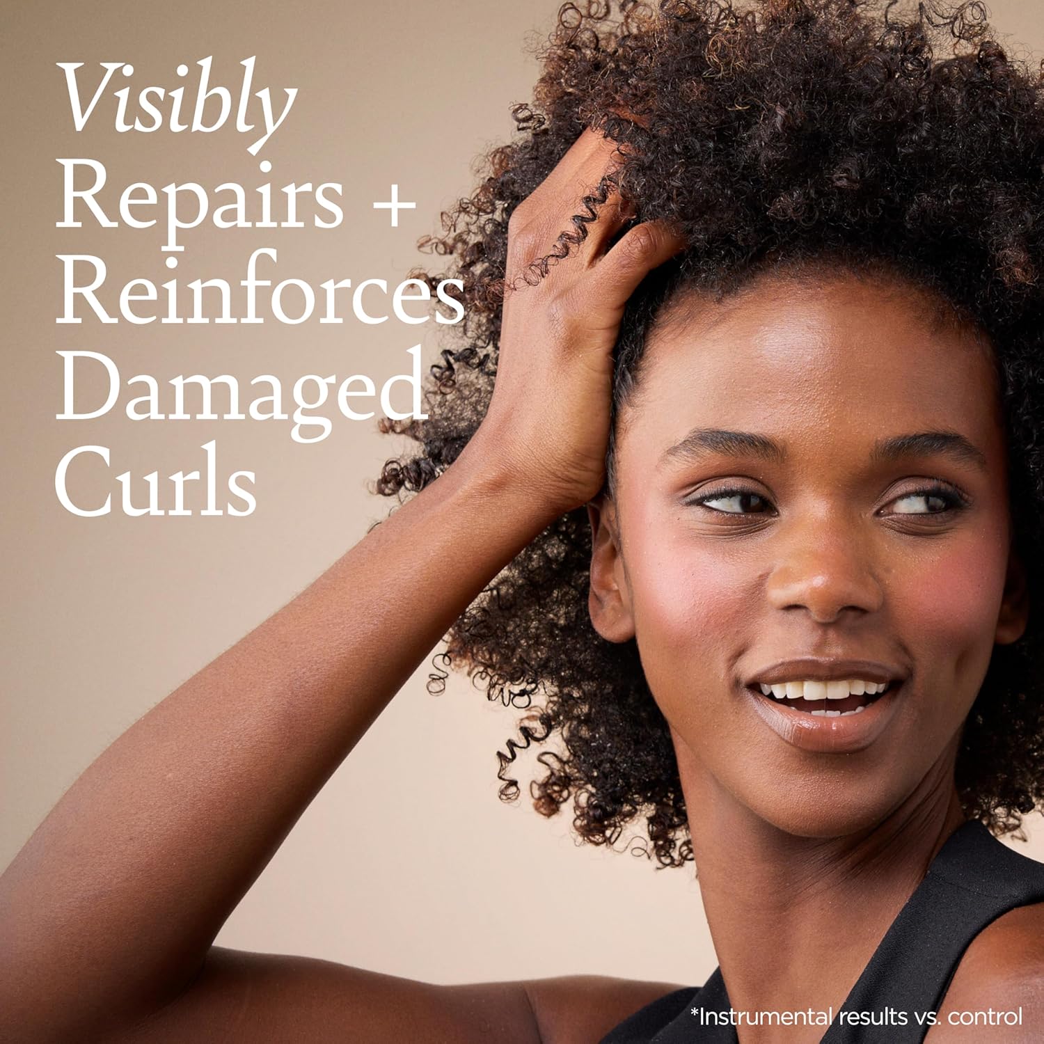 Ouidad Curl Therapy Intense Repair Mask, 8.5 Fl Oz, Visibily Repairs + Reinforces Damaged Curls, Keratin & Ceramide Infused Bond Strengthening Formula, No Paraben or Mineral Oils, All Curl Types