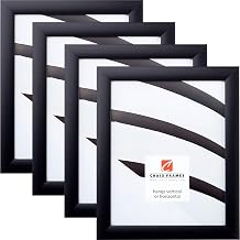 Craig Frames 16x20 Gallery Black 4 Pack Picture Frame Set, Wall Decor