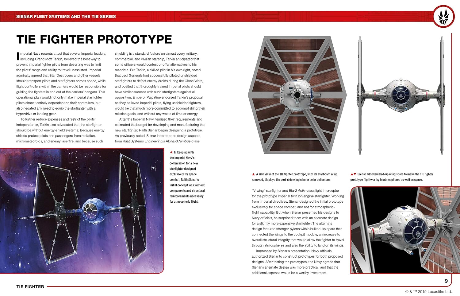Star Wars Tie Fighter Manual      Hardcover – May 23, 2019