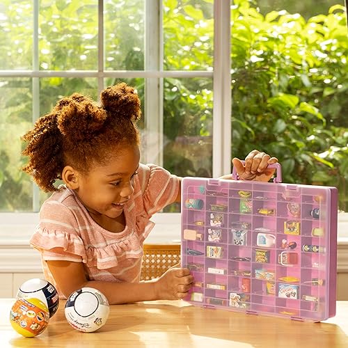 Miniatura 3 de MYMOON - Estuche de almacenamiento de plástico para juguetes de mini marcas, compatible con Shopkins, LOL Surprise, miniaturas, apto para viajes
