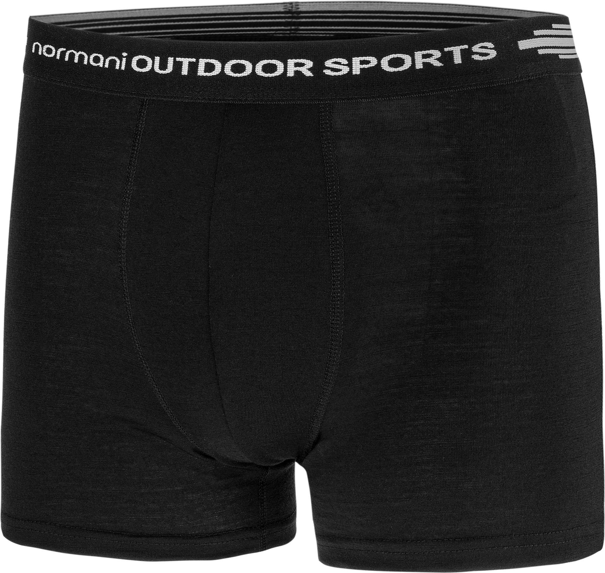 normani 1er Pack 2er Pack 3er Pack Herren Merinounterhose mit MULTIRABATT Merino-Boxershorts Funktionsunterhose - 100% MERINOWOOL