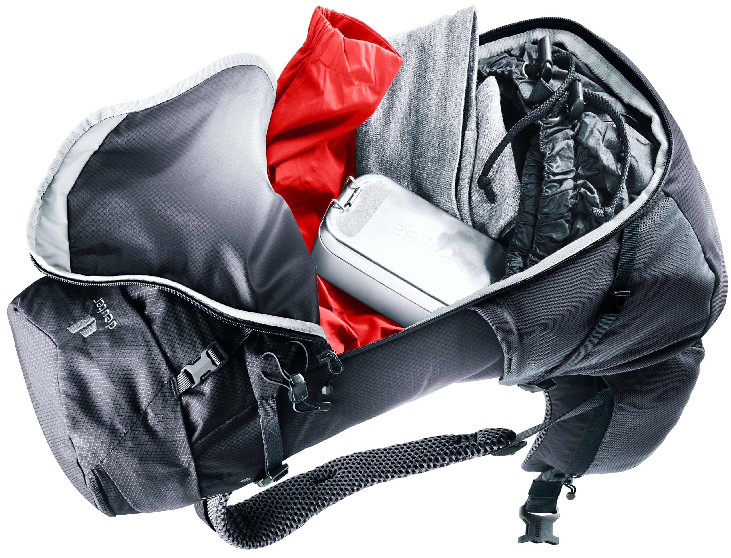 deuter Futura 26 Zaino da trekking con schienale in rete e copertura antipioggia