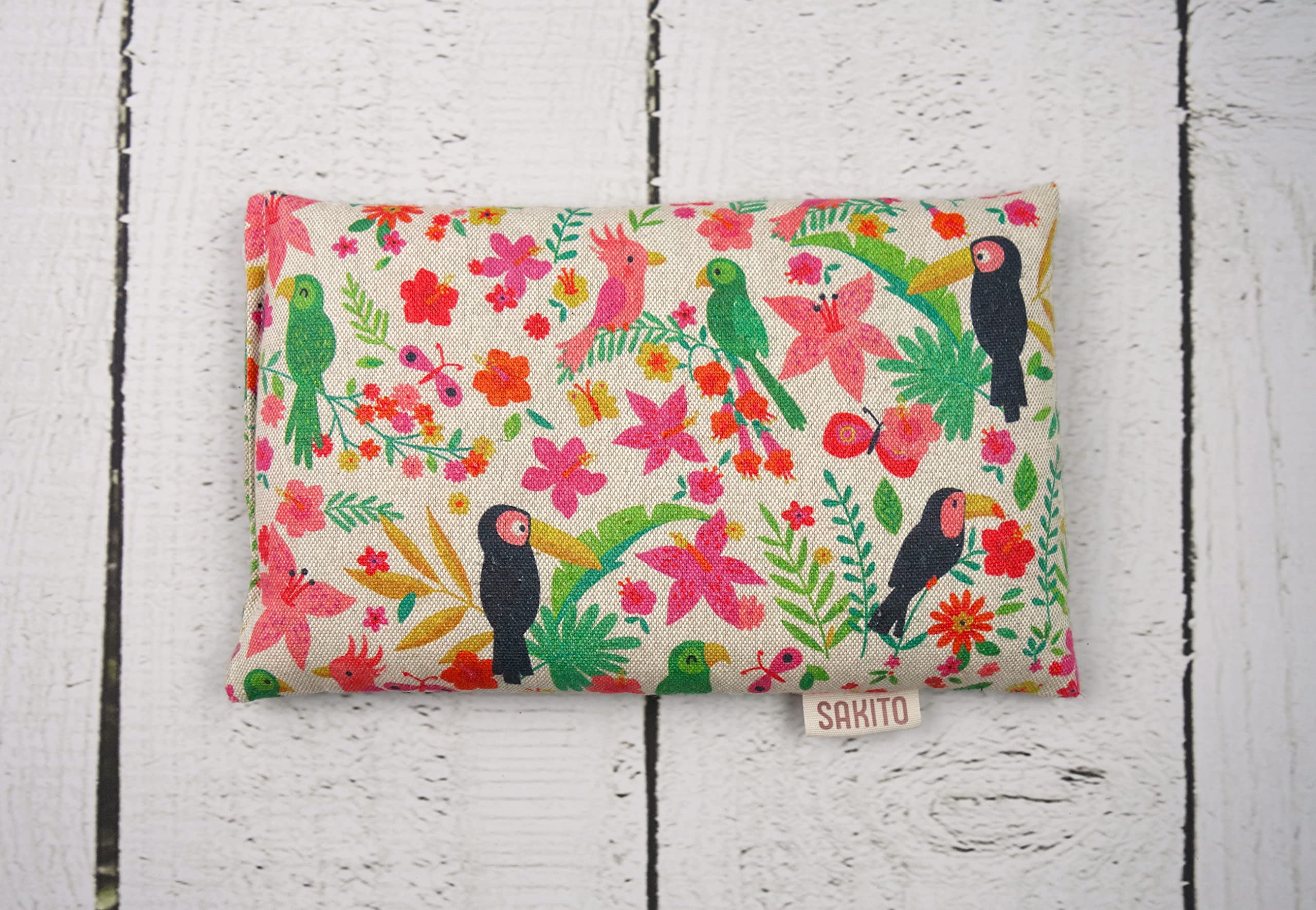 Bouillotte Micro-onde (25x15 cm) - Thérapie Naturelle contre le Stress et Douleurs Musculaires - Utilisation Chaude ou Froide - Grande Rétention de Chaleur - Tissu de Première Qualité - Parfum Lavande
