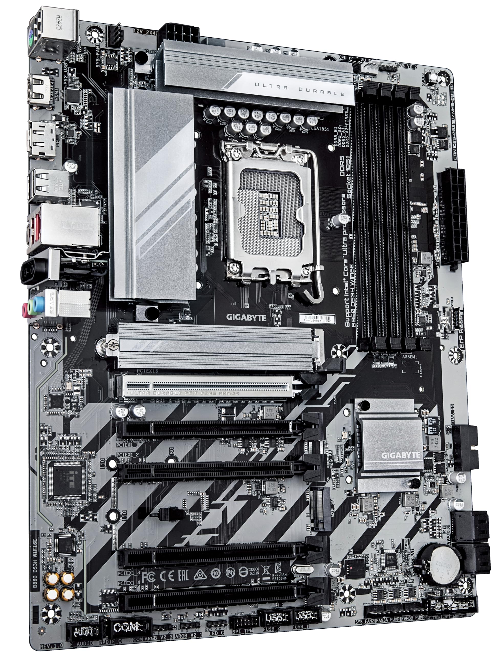 Amazon.com: GIGABYTE B860 DS3H WIFI6E Motherboard - Intel Core