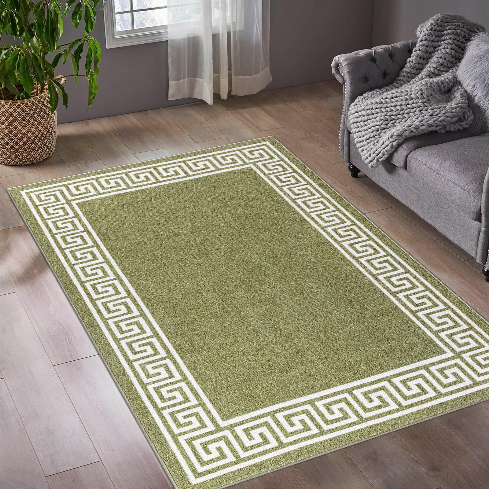renoazul® Carpet Runners for Hallways Non-Slip Long & Wide Heavy-Duty Plain | 80 x 300 cm Super Absorbent Indoor Stair Carpet and Kitchen Anti-slip Floor Mats - Greeky Rug - Grey & Black — view 42