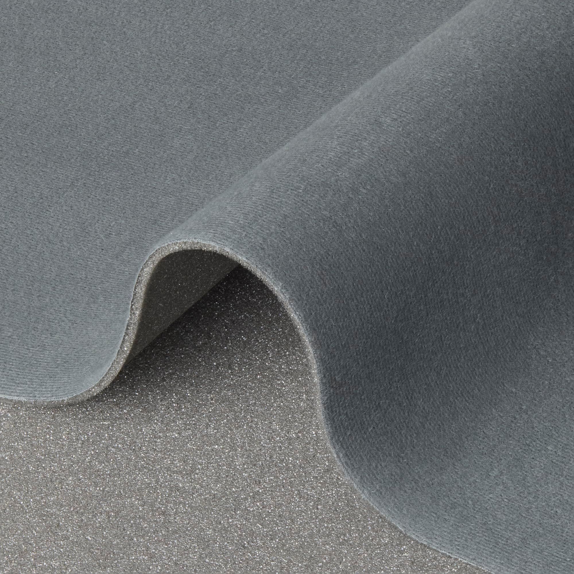 Headliner Fabric with Foam Backing - Automotive Roof Replacement Headliner Material for Car, SUV, Pickup, RV Interior Repair DIY 60"x54" (Grey)