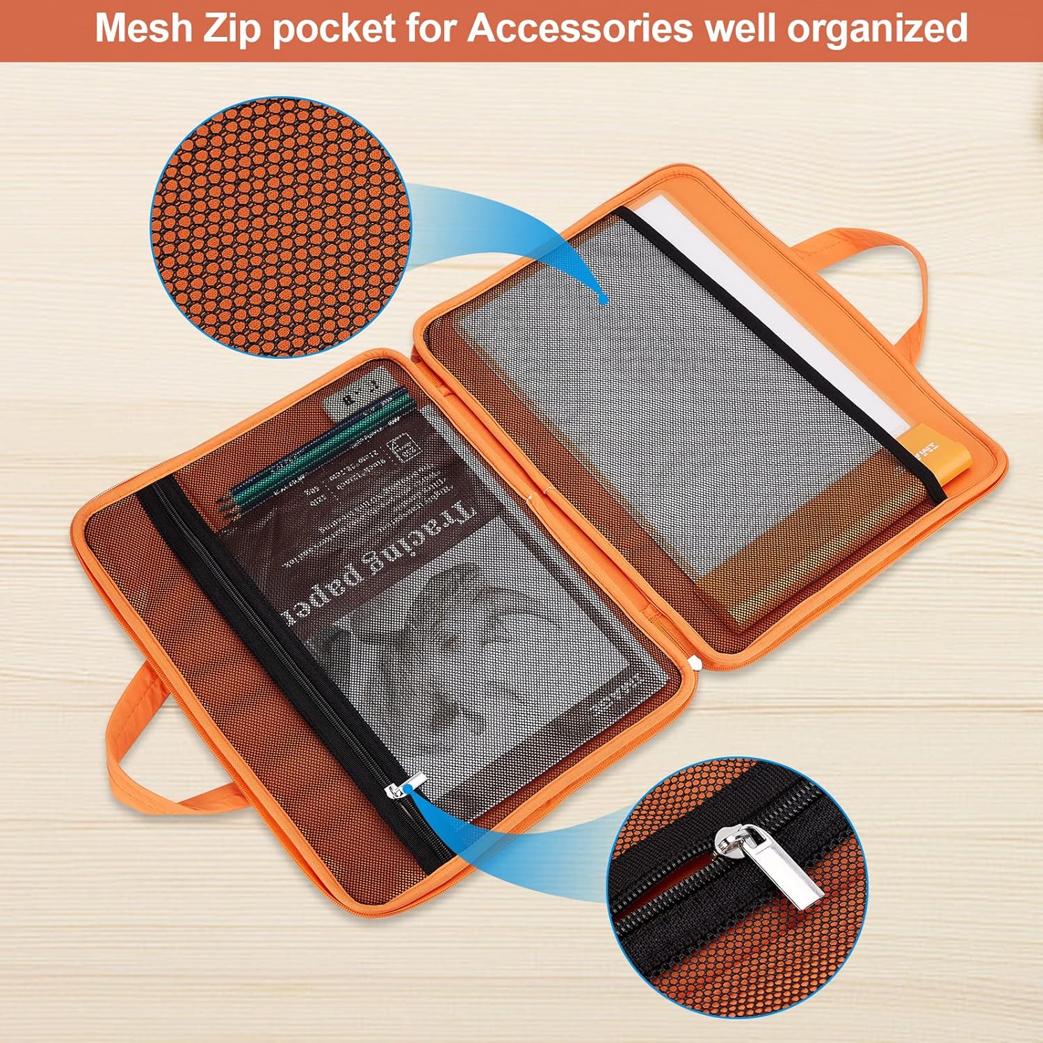 IMAGE A4 Orange Tracing Pad with USB Power & Orange Protective Case