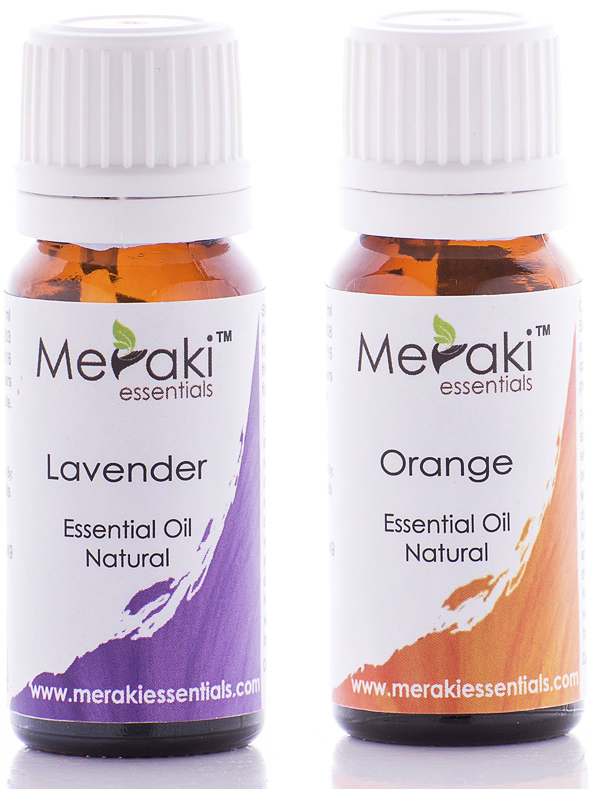 Meraki Essentials Heart Chakra (Anahata Chakra) 100% Pure|Natural|Essential Oil Set - (Lavender|Orange)10 ML Each|Cultivates Self Love|Inculcates Compassion|Soothes Heartbreak|