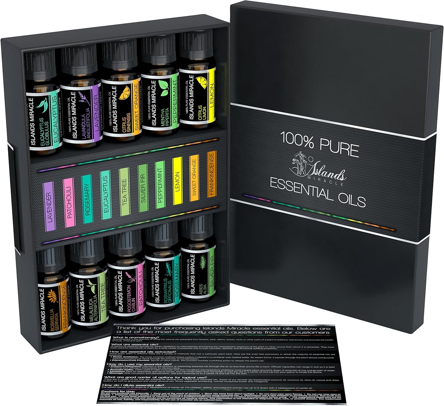 100 Pure Essential Oils Set Top 10 Aromatherapy Premium