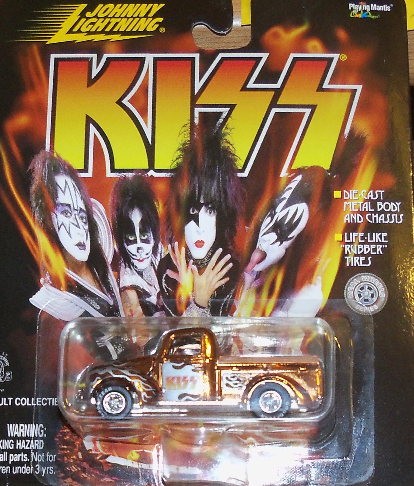 Johnny Lightning - KISS - Classic 1940 Ford PickUp Truck (Copper Colour  w/Flame Graphics) : Amazon.co.uk: Toys \u0026 Games