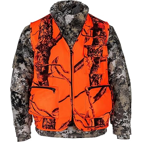 Klarny Blaze Orange Hunting Vest