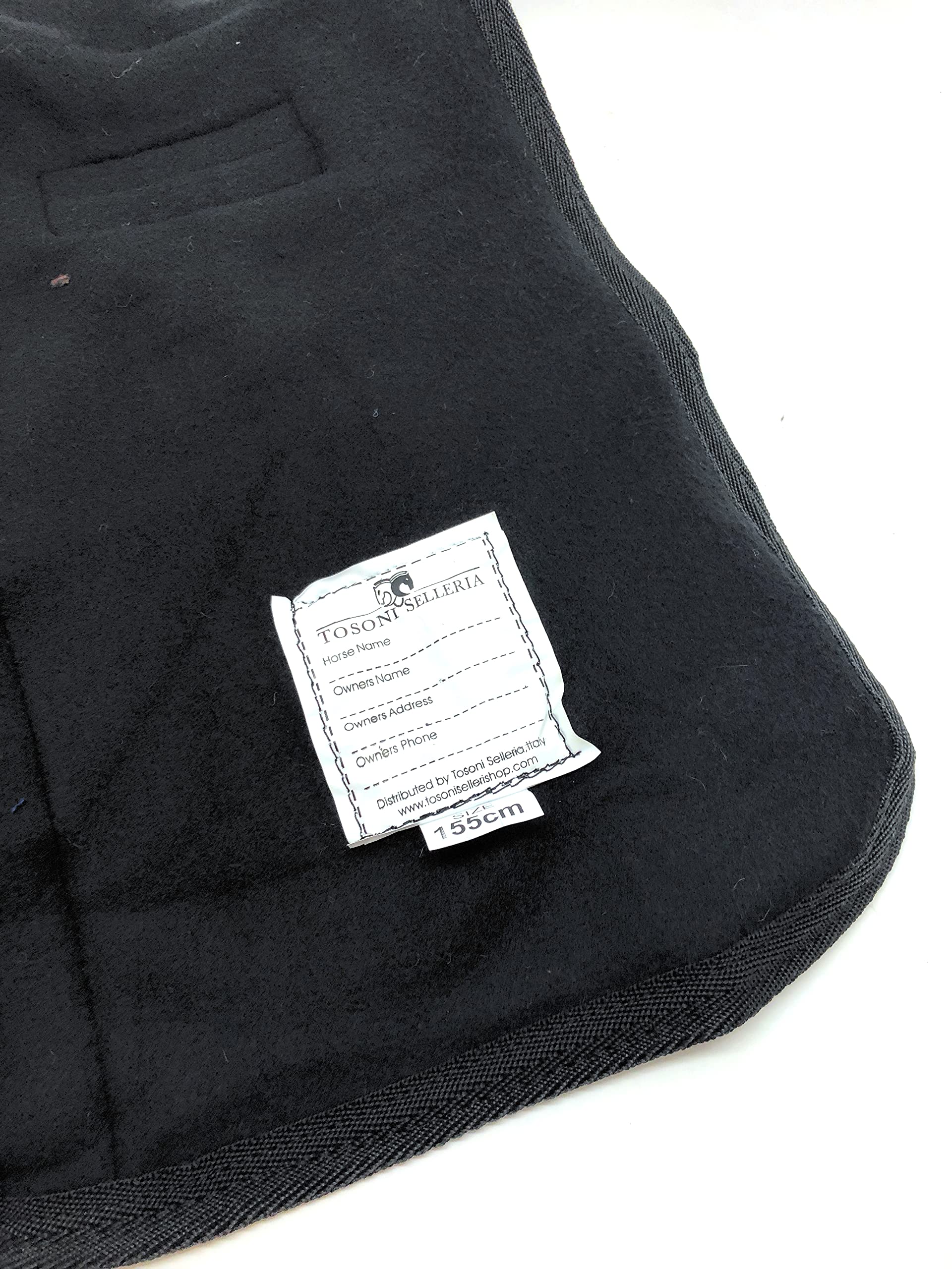 Horses, Fleece Pferdedecke, Basismodell, weich und bequem, ideal für Transport und Feierabend, Größe XS-120cm bis XXL-162cm, erhältlich (Schwarz-155 cm)