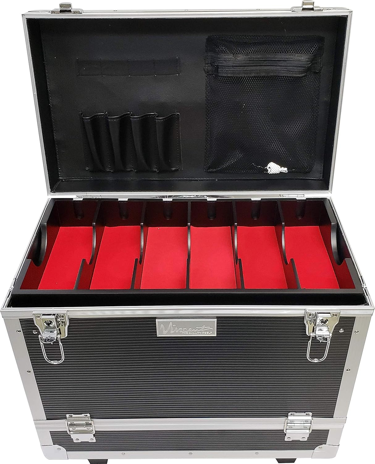Vincent Master Case Travel Stylist Barber Case (w/Wheels, Black)