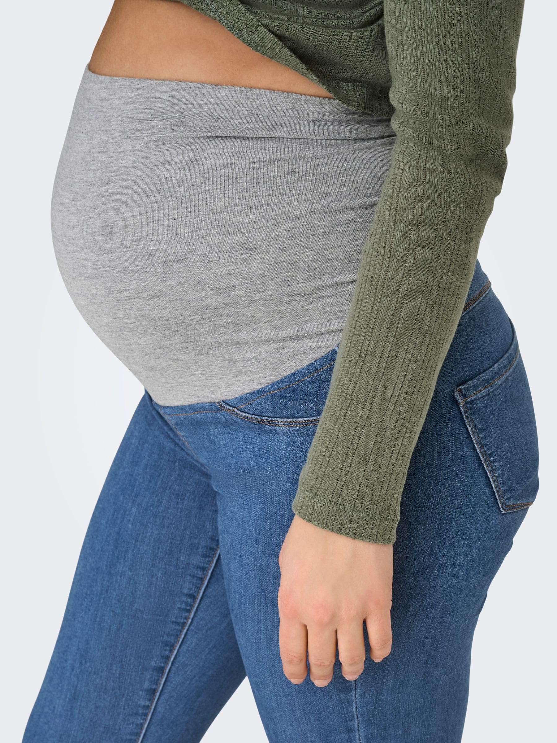 Only Olmrain Life Reg Skinny Jegging MBD Dnm - Jeans Mujer