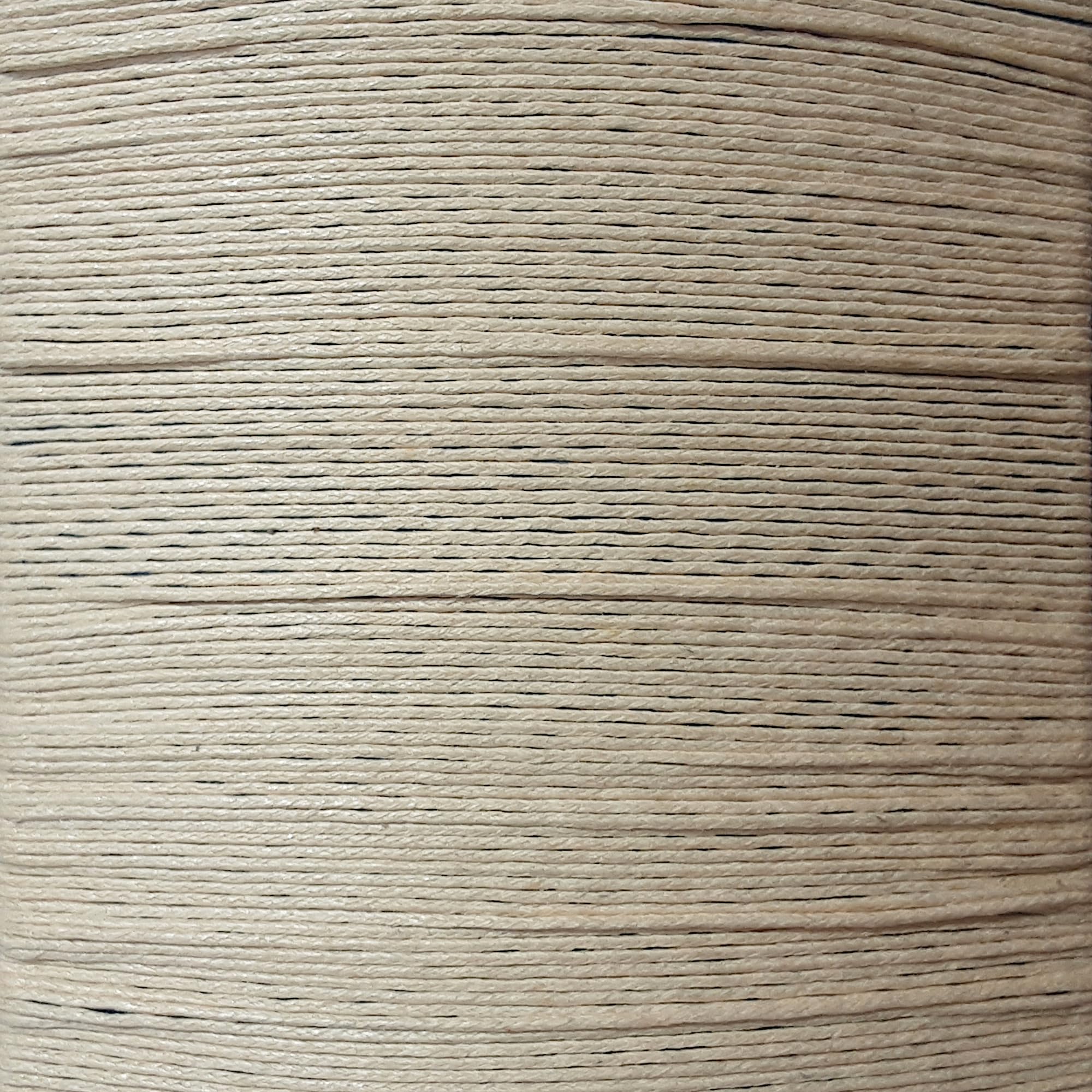 Waxed Cotton Cord 1mm,10m Jewellery Making & Bracelet Necklace Craft (5. CREAM)