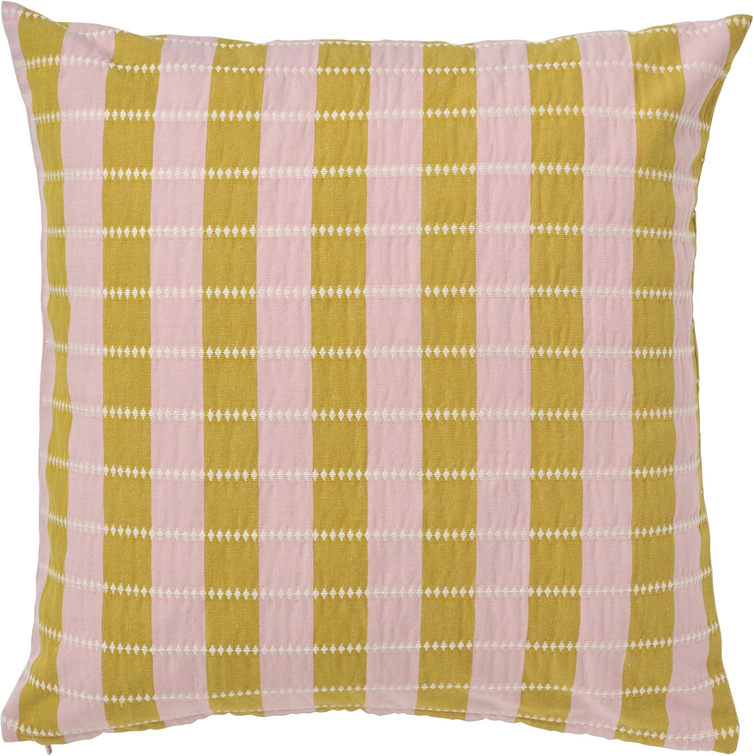 OMMJÄNGE Cushion cover, pink/beige, 50x50 cm