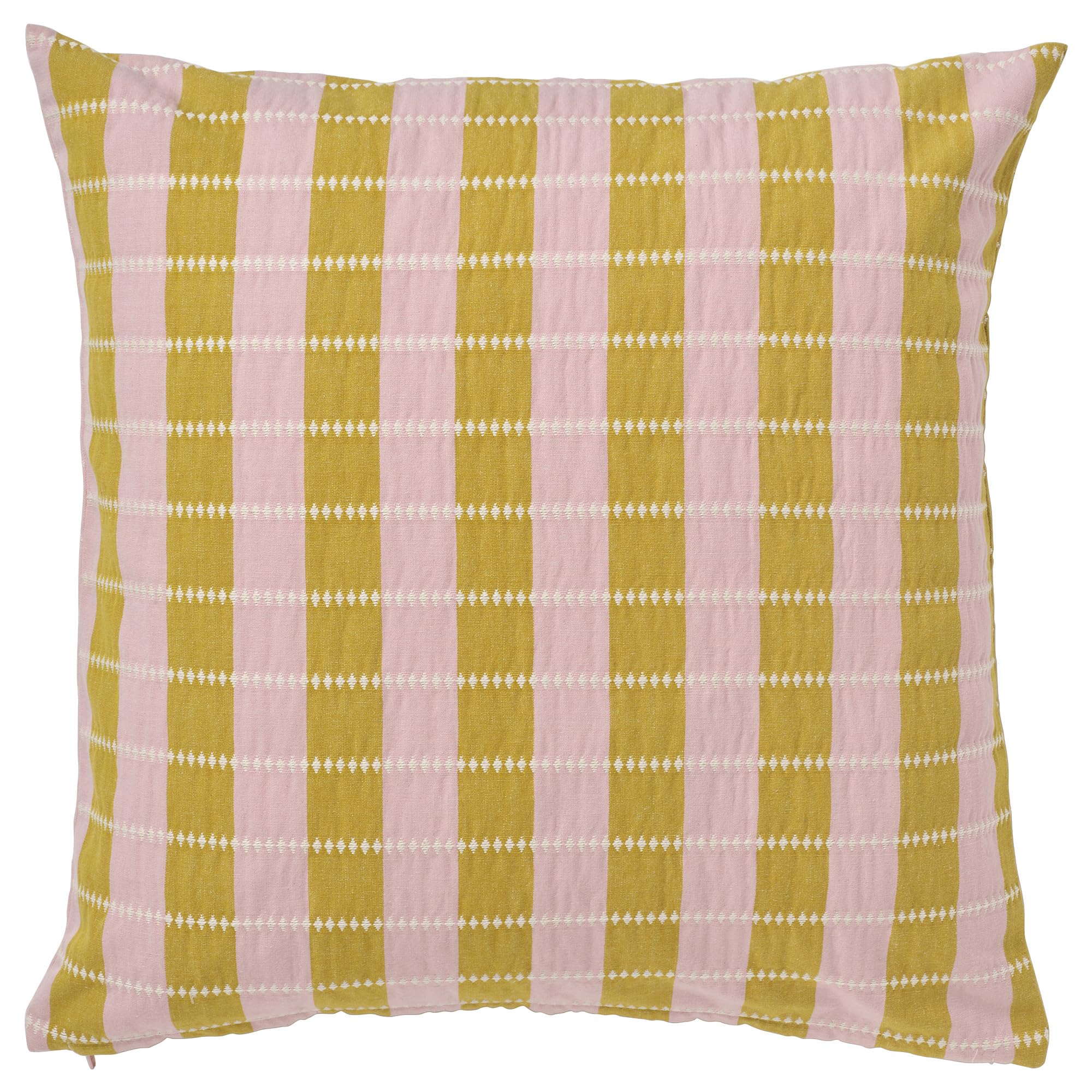 Housse de coussin rose beige 50x50 cm pour rénover votre canapé