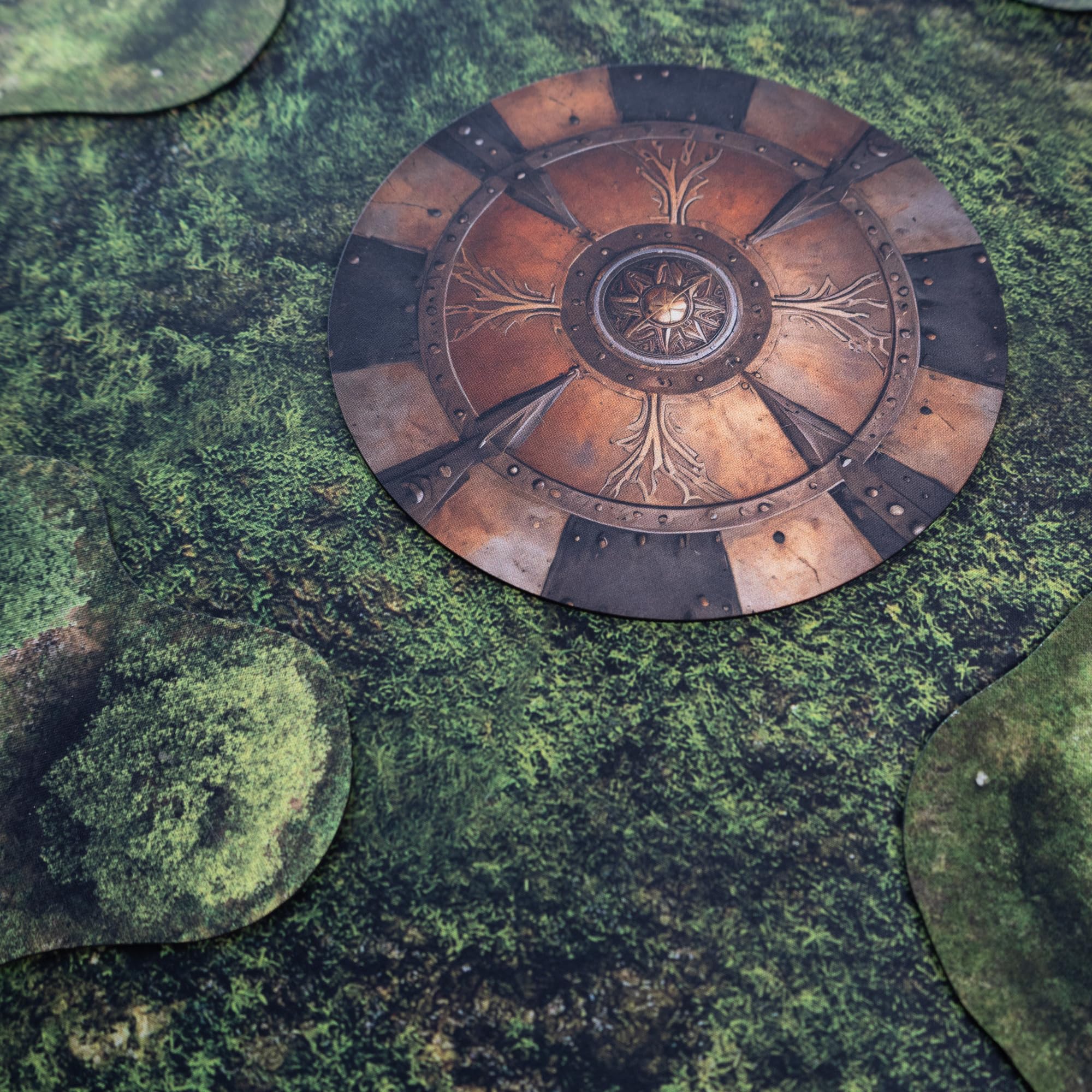 PLAYMATS Marcador de Goma para la Edad de Sigmar 4e – Old Gods Shield