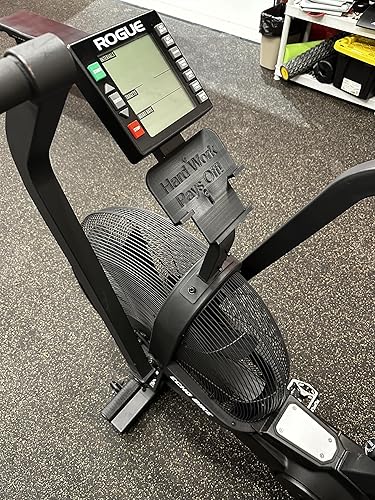 Miniatura 6 de Generic Soporte para teléfono Echo Bike - Soporte para teléfono de bicicleta de asalto aéreo (trabajo duro vale la pena, negro)