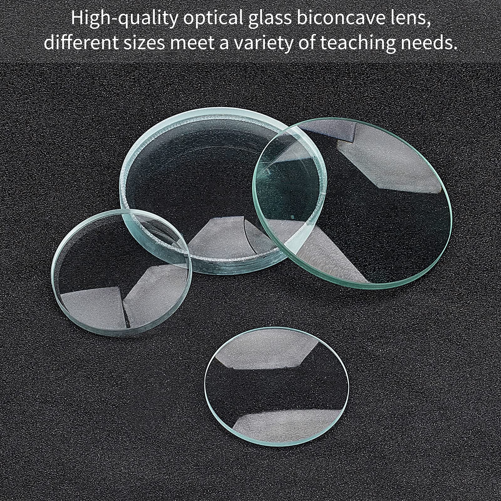 Set 7 Pezzi Ottica Fisica - Lenti E Prismi Acrilico Per Esperimenti Luce - Kit Laboratorio Scuola - Foto 7