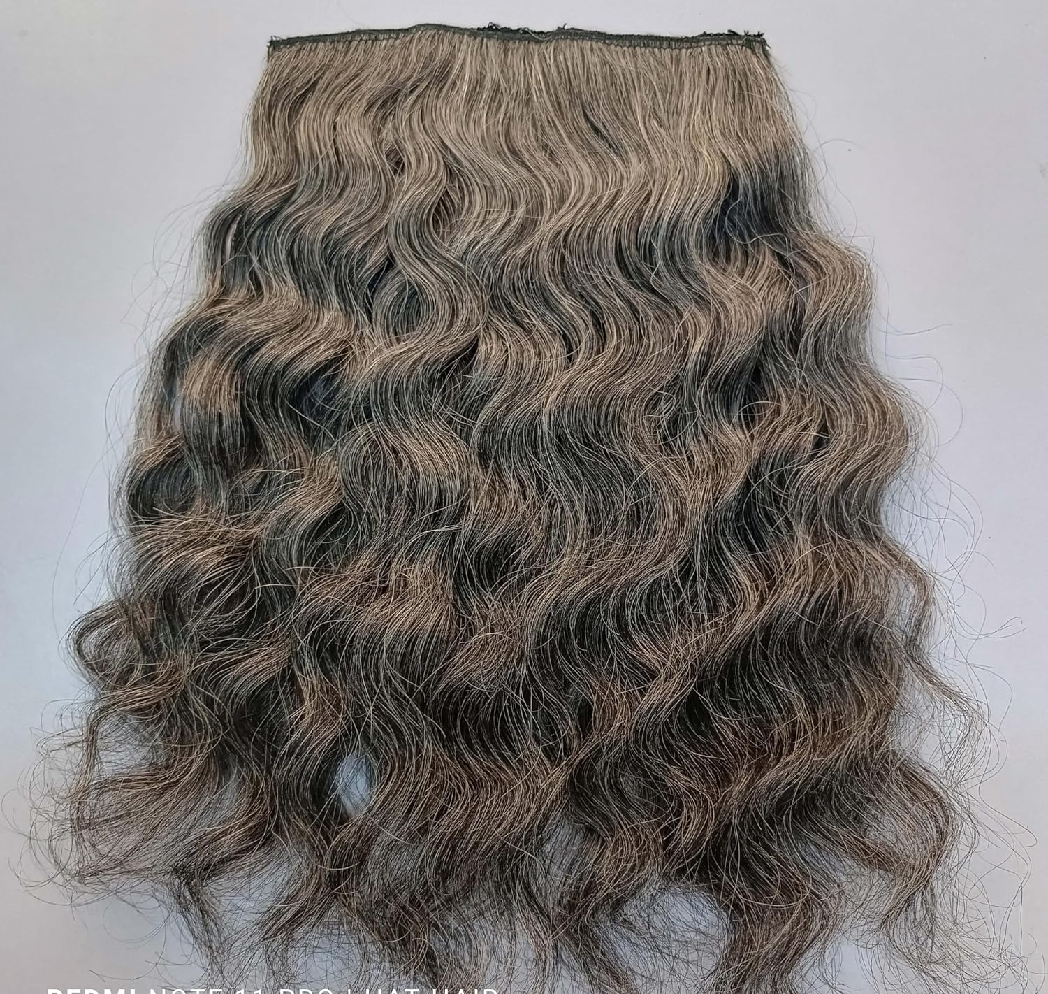 Gray Curly Hair Clip-in Extensions Real Human Hair Natural Undyed Hair 100g-120g Per set, Raw unprocessed Grey curly human hair clip-in extensions (14 Inches)