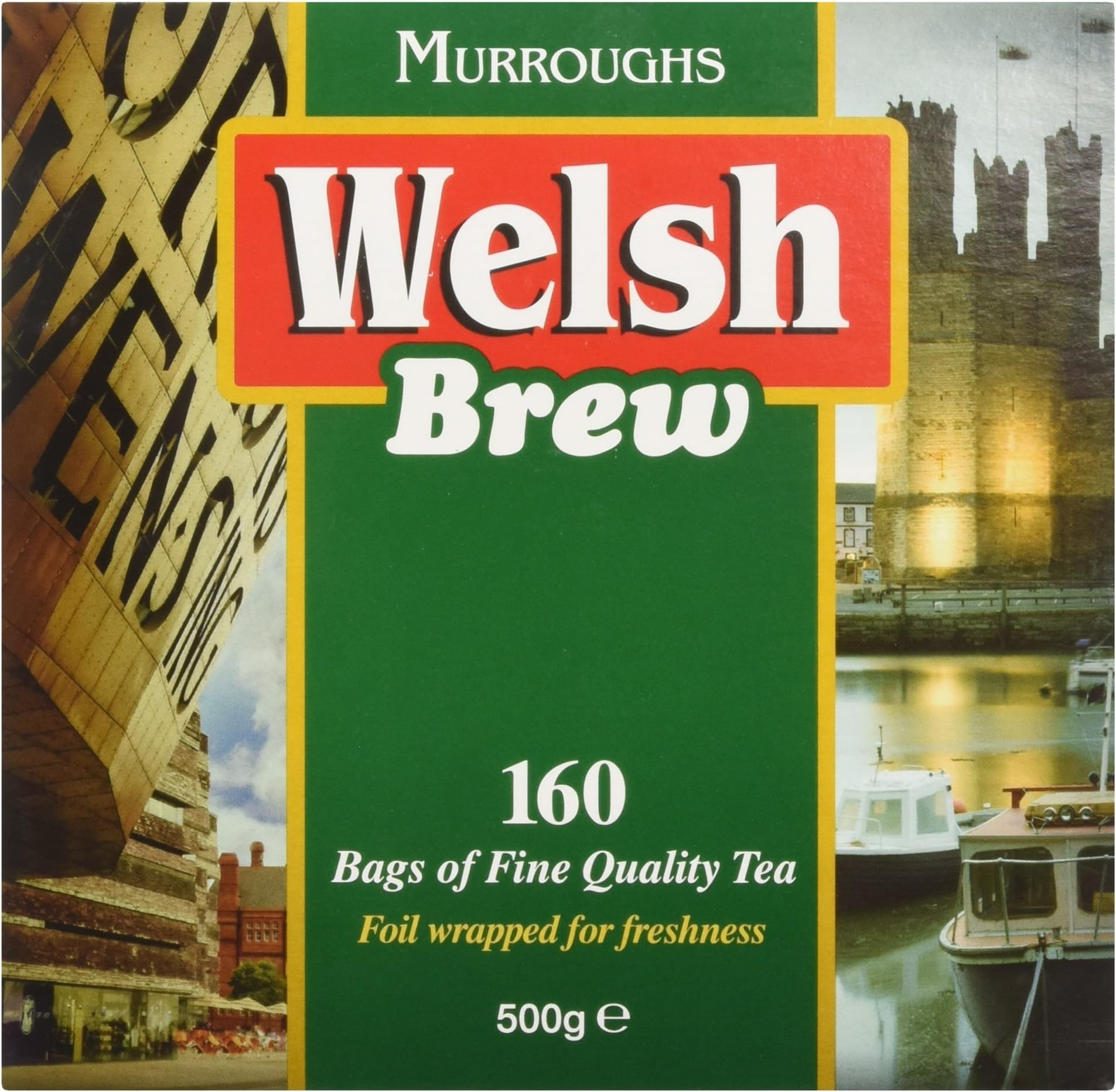Welsh Brew Tea Teabags (Pack of 3, Total 480)