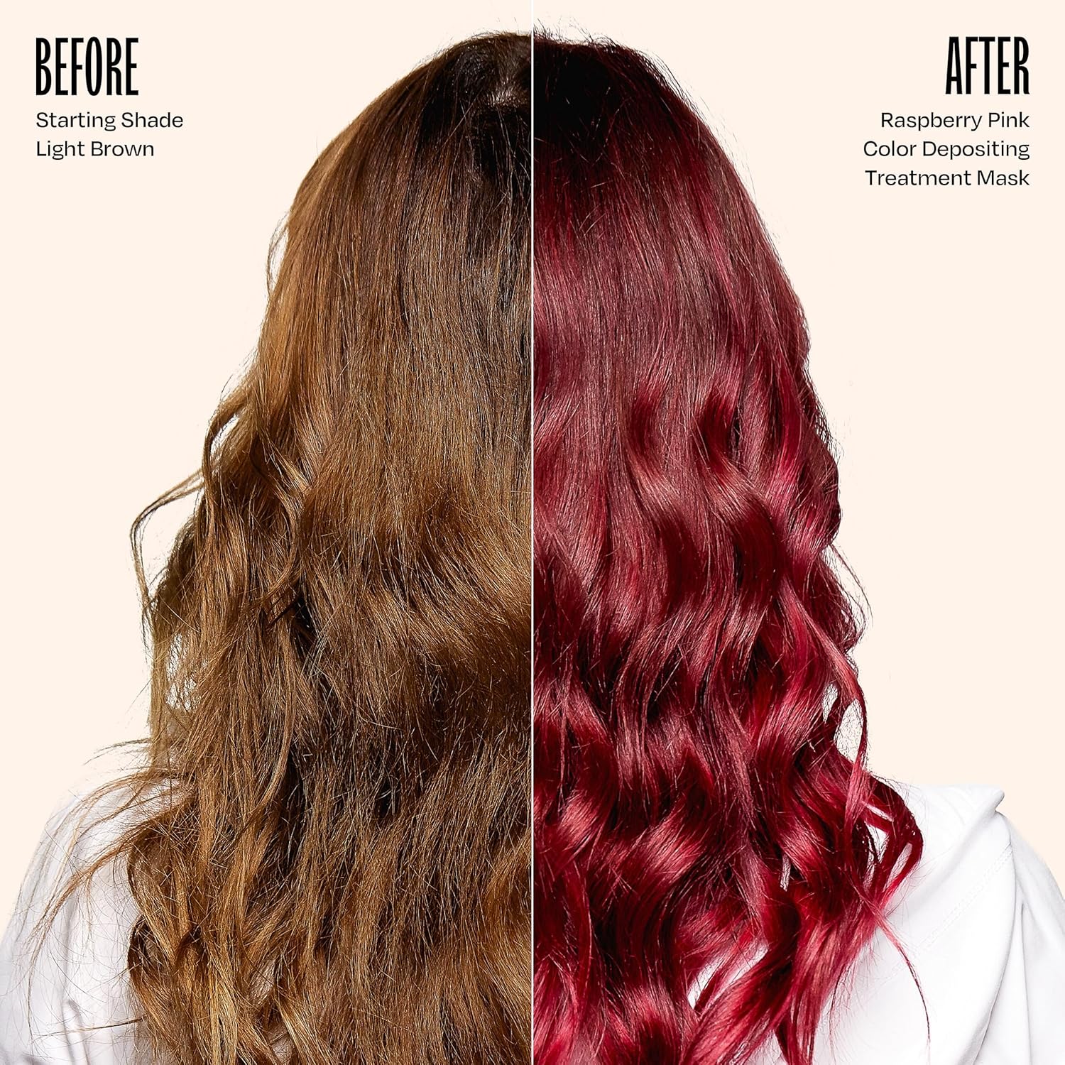 Overtone Semi Permanent Hair Color Conditioner, Raspberry Pink, 8 oz, Nourishing, Damage-Free, Color Depositing Mask for All Hair Types with Shea Butter & Coconut Oil, Vegan & Cruelty-Free - Image 3